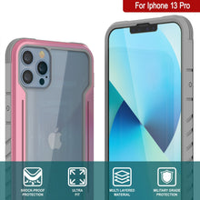 Charger l&#39;image dans la galerie, Punkcase iPhone 14 Pro Ravenger Étui de défense MAG Coque de protection de qualité militaire avec couche multiple [Rose doré]
