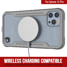 Load image into Gallery viewer, Coque de protection Punkcase iPhone 15 Pro Armor Stealth MAG Defense, de qualité militaire, à plusieurs couches [Gris]
