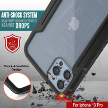 Load image into Gallery viewer, Étui de défense Punkcase Ravenger MAG pour iPhone 14 Pro, coque de protection militaire de qualité supérieure à plusieurs couches [noir].
