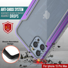 Charger l&#39;image dans la galerie, Étui de protection Punkcase iPhone 15 Pro Max Armor Stealth MAG Defense, de qualité militaire, avec une couverture multicylindre. [Arc-en-ciel]
