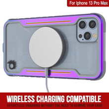 Charger l&#39;image dans la galerie, Punkcase iPhone 13 Pro Max ravenger Case Protective Military Grade Multilayer Cover [Rainbow] (Color in image: Navy Blue)
