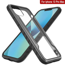 Charger l&#39;image dans la galerie, Punkcase iPhone 13 Pro Max ravenger Case Protective Military Grade Multilayer Cover [Grey-Black] (Color in image: Grey)
