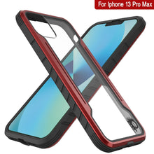 Load image into Gallery viewer, Étui de défense Ravenger MAG de Punkcase pour iPhone 14 Pro Max, protection militaire de qualité supérieure avec revêtement multicouche [Rouge]
