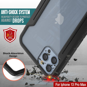 Coque de défense MAG Ravenger Punkcase pour iPhone 14 Pro Max - Protection militaire de qualité supérieure à plusieurs couches [Noir]