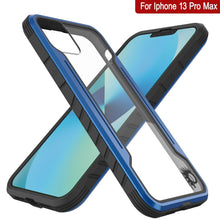 Charger l&#39;image dans la galerie, Housse de protection militaire de qualité supérieure de Punkcase pour iPhone 15 Pro Max, modèle Armor Stealth MAG Defense, avec revêtement multicouche [bleu marine].
