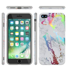 Load image into Gallery viewer, Punkcase iPhone 8+ / 7+ Plus Marble Case, Protective Full Body Cover W/9H Tempered Glass Screen Protector (Blanco Marmo) 
