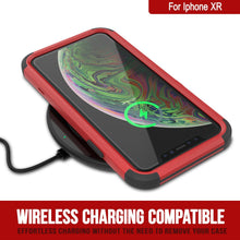 Load image into Gallery viewer, Punkcase for iPhone XR Belt Clip Multilayer Holster Case [Patron Series] [Red-Black] 
