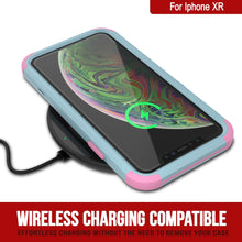 Load image into Gallery viewer, Punkcase for iPhone XR Belt Clip Multilayer Holster Case [Patron Series] [Mint-Pink] 
