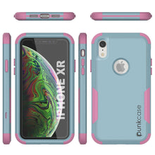 Load image into Gallery viewer, Punkcase for iPhone XR Belt Clip Multilayer Holster Case [Patron Series] [Mint-Pink] (Color in image: Navy)
