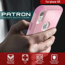 Load image into Gallery viewer, Punkcase for iPhone XR Belt Clip Multilayer Holster Case [Patron Series] [Pink] (Color in image: Red-Black)
