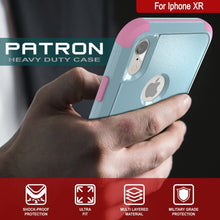 Load image into Gallery viewer, Punkcase for iPhone XR Belt Clip Multilayer Holster Case [Patron Series] [Mint-Pink] (Color in image: Red-Black)
