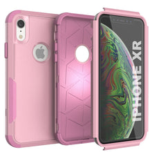Load image into Gallery viewer, Punkcase for iPhone XR Belt Clip Multilayer Holster Case [Patron Series] [Pink] 
