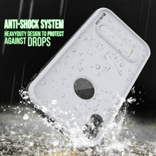 Charger l&#39;image dans la galerie, iPhone XR Waterproof Case, Punkcase [KickStud Series] Armor Cover [White] (Color in image: Black)
