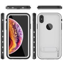 Charger l&#39;image dans la galerie, iPhone XR Waterproof Case, Punkcase [KickStud Series] Armor Cover [White] (Color in image: Light Green)
