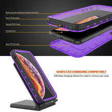 Charger l&#39;image dans la galerie, iPhone XR Waterproof Case, Punkcase [KickStud Series] Armor Cover [Purple] (Color in image: Light Green)
