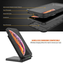 Charger l&#39;image dans la galerie, iPhone XR Waterproof Case, Punkcase [KickStud Series] Armor Cover [Black] (Color in image: Light Green)
