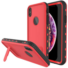 Charger l&#39;image dans la galerie, iPhone XR Waterproof Case, Punkcase [KickStud Series] Armor Cover [Red] (Color in image: Red)
