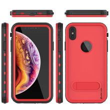 Charger l&#39;image dans la galerie, iPhone XR Waterproof Case, Punkcase [KickStud Series] Armor Cover [Red] (Color in image: Light Green)
