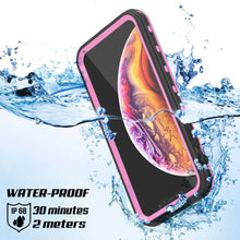 Charger l&#39;image dans la galerie, iPhone XR Waterproof Case, Punkcase [KickStud Series] Armor Cover [Pink] (Color in image: Light Blue)
