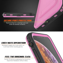 Charger l&#39;image dans la galerie, iPhone XR Waterproof Case, Punkcase [KickStud Series] Armor Cover [Pink] (Color in image: Green)
