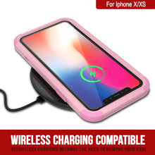 Load image into Gallery viewer, Punkcase for iPhone XS Belt Clip Multilayer Holster Case [Patron Series] [Pink] 
