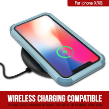 Load image into Gallery viewer, Punkcase for iPhone XS Belt Clip Multilayer Holster Case [Patron Series] [Mint] 
