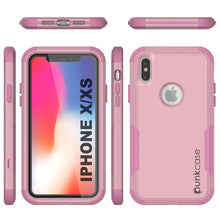 Load image into Gallery viewer, Punkcase for iPhone XS Belt Clip Multilayer Holster Case [Patron Series] [Pink] (Color in image: Black)
