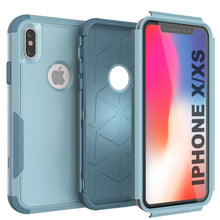 Load image into Gallery viewer, Punkcase for iPhone XS Belt Clip Multilayer Holster Case [Patron Series] [Mint] 
