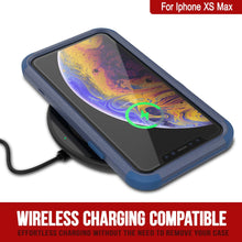 Charger l&#39;image dans la galerie, Punkcase for iPhone XS Max Belt Clip Multilayer Holster Case [Patron Series] [Navy] 
