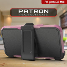 Charger l&#39;image dans la galerie, Punkcase for iPhone XS Max Belt Clip Multilayer Holster Case [Patron Series] [Pink] (Color in image: Mint)
