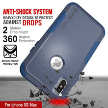 Charger l&#39;image dans la galerie, Punkcase for iPhone XS Max Belt Clip Multilayer Holster Case [Patron Series] [Navy] (Color in image: Pink)
