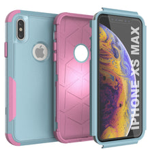 Load image into Gallery viewer, Punkcase for iPhone XS Max Belt Clip Multilayer Holster Case [Patron Series] [Mint-Pink] 

