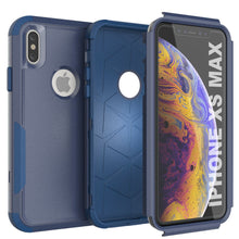 Charger l&#39;image dans la galerie, Punkcase for iPhone XS Max Belt Clip Multilayer Holster Case [Patron Series] [Navy] 

