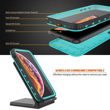 Charger l&#39;image dans la galerie, iPhone XS Max Waterproof Case, Punkcase [KickStud Series] Armor Cover [Teal] (Color in image: Light Blue)
