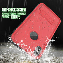 Charger l&#39;image dans la galerie, iPhone XS Max Waterproof Case, Punkcase [KickStud Series] Armor Cover [Red] (Color in image: Pink)
