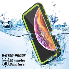 Charger l&#39;image dans la galerie, iPhone XS Max Waterproof Case, Punkcase [KickStud Series] Armor Cover [Light-Green] (Color in image: Black)
