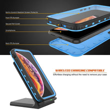 Charger l&#39;image dans la galerie, iPhone XS Waterproof Case, Punkcase [KickStud Series] Armor Cover [Light-Blue] (Color in image: Teal)
