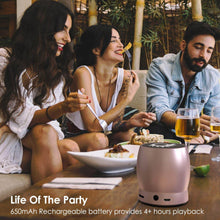 Load image into Gallery viewer, Punkcase ROCKER Portable Wireless Bluetooth Speaker for iPhone/Android [Rose Gold] 
