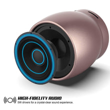 Load image into Gallery viewer, Punkcase ROCKER Portable Wireless Bluetooth Speaker for iPhone/Android [Rose Gold] (Color in image: Metallic Grey)
