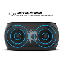Load image into Gallery viewer, Punkcase SILENCER Powerful and Portable Bluetooth Speaker W/Enhanced Bass TF/SD Card Slot/AUX Input, Hands Free Speakerphone W/Mic 
