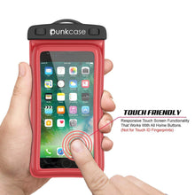 Charger l'image dans la galerie, Waterproof Phone Pouch, PunkBag Universal Floating Dry Case Bag for most Cell Phones [Red] (Color in image: Pink)
