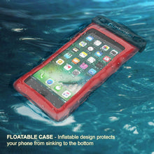 Charger l'image dans la galerie, Waterproof Phone Pouch, PunkBag Universal Floating Dry Case Bag for most Cell Phones [Red] (Color in image: Clear)

