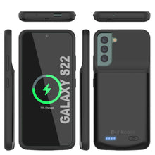 Charger l&#39;image dans la galerie, PunkJuice S22 Battery Case Black - Portable Charging Power Juice Bank with 4700mAh 
