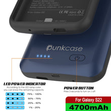 Charger l&#39;image dans la galerie, LED POWER INDICATOR According to the LED lamp color POWER BUTTON ou can know the remaining capacit yon iid ne Saeaeny Press 3 seconds to turn on off ee 75% - 100%  
