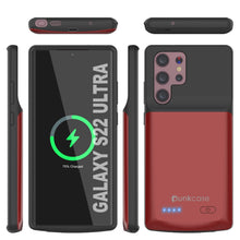 Charger l&#39;image dans la galerie, PunkJuice S22 Ultra Battery Case Red - Portable Charging Power Juice Bank with 4800mAh 
