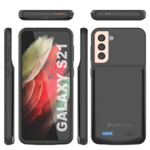 Charger l&#39;image dans la galerie, PunkJuice S21 Battery Case Black - Portable Charging Power Juice Bank with 4800mAh 
