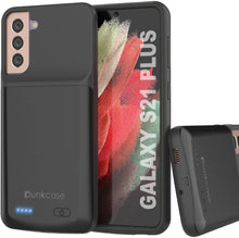 Charger l&#39;image dans la galerie, PunkJuice S21+ Plus Battery Case Black - Portable Charging Power Juice Bank with 6000mAh (Color in image: Black)
