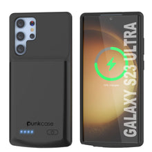 Load image into Gallery viewer, PunkJuice S23 Coque Batterie Ultra Noir - Banque de Puissance de Recharge Portable avec 4800mAh de Jus de Batterie
