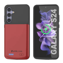 Load image into Gallery viewer, Étui de batterie PunkJuice S24 Rouge - Banque de jus de charge portable avec 4500 mAh
