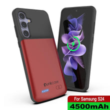 Load image into Gallery viewer, Étui de batterie PunkJuice S24 Rouge - Banque de jus de charge portable avec 4500 mAh
